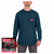 Milwaukee 4932493045 Long Sleeve Work T-Shirt, Blue (Size L)