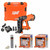 Spit 019440 Pulsa P65 Cordless Gas Nail Gun Kit with 2x 2.9Ah Batteries, 22mm & 50mm Pins, 2x Fuel Cell & Cleaning Kit