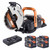 Evolution R260DCT-Li Twin 18V Cordless Brushless 260mm Disc Cutter with 4x 5.0Ah Batteries & Dual Port Fast Charger