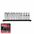 Milwaukee 4932501805 1/2" Drive Deep Metric Socket Set (10 Pieces)
