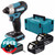 Makita DTD157Z LXT 18V Brushless Impact Driver with 2x 3.0Ah Batteries, Charger & Makpac Carry Case