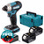 Makita DTD157Z LXT 18V Brushless Impact Driver with 2x 4.0Ah Batteries, Charger & Makpac Carry Case