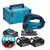 Makita DJV180Z LXT 18V Cordless Jigsaw with 2x 4.0Ah Batteries, Charger and Makpac Carry Case