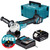 Makita DGA463Z LXT 18V Brushless 115mm Angle Grinder with 1x 3.0Ah Battery, Charger and Makpac Carry Case