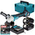Makita DGA463Z LXT 18V Brushless 115mm Angle Grinder with 2x 3.0Ah Batteries, Charger and Makpac Carry Case