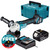 Makita DGA463Z LXT 18V Brushless 115mm Angle Grinder with 1x 4.0Ah Battery, Charger and Makpac Carry Case