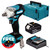 Makita DTW300Z LXT 18V Brushless 1/2" Impact Wrench with 1x 6.0Ah Battery, Charger and Makpac Carry Case