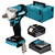 Makita DTW300Z LXT 18V Brushless 1/2" Impact Wrench with 1x 6.0Ah Battery, Charger and Makpac Carry Case