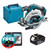 Makita DHS680Z LXT 18V Brushless 165mm Circular Saw with 1x 3.0Ah Battery, Charger and Makpac Carry Case