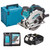 Makita DSS610Z LXT 18V Cordless 165mm Circular Saw with 2x 3.0Ah Batteries, Charger and Makpac Carry Case