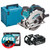 Makita DSS610Z LXT 18V Cordless 165mm Circular Saw with 2x 6.0Ah Batteries, Charger and Makpac Carry Case