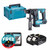 Makita DHR171Z 18V LXT Brushless 17mm SDS+ Rotary Hammer with 2x 3.0Ah Batteries, Charger and Makpac Carry Case