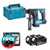 Makita DHR171Z 18V LXT Brushless 17mm SDS+ Rotary Hammer with 2x 4.0Ah Batteries, Charger and Makpac Carry Case