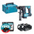 Makita DHR171Z 18V LXT Brushless 17mm SDS+ Rotary Hammer with 2x 4.0Ah Batteries, Charger and Makpac Carry Case