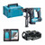 Makita DHR171Z 18V LXT Brushless 17mm SDS+ Rotary Hammer with 2x 6.0Ah Batteries, Charger and Makpac Carry Case