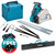 Makita DSP600ZJ Twin 18V LXT 165mm Cordless Plunge Saw with 2x 5.0Ah Batteries, Charger, Makpac Case and 1.5m Guide Rail with Accessories