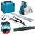 Makita DSP600ZJ Twin 18V LXT 165mm Cordless Plunge Saw with 2x 5.0Ah Batteries, Charger, Makpac Case and 1.5m Guide Rail with Accessories