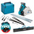 Makita DSP600ZJ Twin 18V LXT 165mm Cordless Plunge Saw with 2x 6.0Ah Batteries, Charger, Makpac Case and 1.5m Guide Rail with Accessories