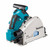 Makita DSP600ZJ Twin 18V LXT 165mm Cordless Plunge Saw with 2x 6.0Ah Batteries, Charger, Makpac Case and 1.5m Guide Rail with Accessories