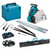 Makita DSP600ZJ Twin 18V LXT 165mm Cordless Plunge Saw with 2x 6.0Ah Batteries, Charger, Makpac Case and 1.5m Guide Rail with Accessories
