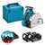 Makita DSP600ZJ Twin 18V LXT 165mm Cordless Plunge Saw with 2x 6.0Ah Batteries, Charger and Makpac Carry Case