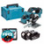 Makita DKP181Z LXT 18V Brushless 82mm Planer with 2x 5.0Ah Batteries, Charger and Makpac Carry Case