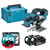 Makita DKP181Z LXT 18V Brushless 82mm Planer with 2x 6.0Ah Batteries, Charger and Makpac Carry Case