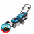 Makita DLM533Z Twin 18V LXT Brushless 530mm Aluminium Deck Self Propelled Lawnmower (Body Only)