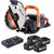Evolution R260DCT-Li Twin 18V Brushless 260mm Disc Cutter with 4x 8.0Ah Batteries and 2-Bay Charger