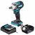 Makita DTW301Z 18V LXT Brushless 1/2" Impact Wrench with 1x 4.0Ah Battery, Charger and Makpac 3 Case