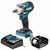 Makita DTW301Z 18V LXT Brushless 1/2" Impact Wrench with 1x 5.0Ah Battery, Charger and Makpac 3 Case