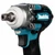 Makita DTW301Z 18V LXT Brushless 1/2" Impact Wrench with 2x 6.0Ah Batteries, Charger and Makpac 3 Case