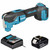 Makita DTM53Z LXT 18V Cordless Brushless Slim Grip Multi Tool with 1x 5.0Ah Battery, Charger and Makpac 3 Case