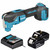 Makita DTM53Z LXT 18V Cordless Brushless Slim Grip Multi Tool with 2x 5.0Ah Batteries, Charger and Makpac 3 Case