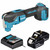 Makita DTM53Z LXT 18V Cordless Brushless Slim Grip Multi Tool with 2x 6.0Ah Batteries, Charger and Makpac 3 Case