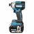 Makita DTD201Z 18V LXT Impact Driver with 2x 4.0Ah Batteries, Charger and Makpac 3 Case