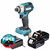 Makita DTD201Z 18V LXT Impact Driver with 2x 5.0Ah Batteries, Charger and Makpac 3 Case