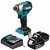 Makita DTD158Z 18V LXT Impact Driver with 2x 3.0Ah Batteries, Charger and Makpac 3 Case