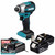 Makita DTD158Z 18V LXT Impact Driver with 2x 6.0Ah Batteries, Charger and Makpac 3 Case