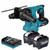 Makita HR011GZ03 40V Max XGT SDS-Plus Rotary Hammer with 2x 5.0Ah Batteries and Charger