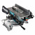 Makita LH001GZ 40V Max XGT Brushless Table Top Mitre Saw with 2x 5.0Ah Batteries and Charger