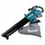 Makita UB005GZ 40V XGT Max Blower with 2x 5.0Ah Batteries and Charger
