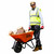 Excel 30372 Heavy Duty Wheelbarrow with 100L HDPE Tray