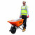 Excel 30372 Heavy Duty Wheelbarrow with 100L HDPE Tray