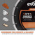 Evolution MAX260SEG-CS EVOMAX Diamond Cutting Blade 260mm x 22mm 18T for R260DCT-Li 18V Cordless Disc Cutter