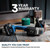 Evolution S120SCT-Li 18V Brushless 120mm Surface Conditioning Tool with 2x 5.0Ah Batteries & Fast Charger