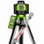 Grettz G70 Red Beam Dual Grade Rotary Laser Kit with Tripod, Staff and Receiver