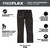Milwaukee 4932502062 FREEFLEX Strech Work Trousers, Black (Size 28)