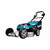 Makita DLM533 Twin 18V LXT Brushless 530mm Aluminium Deck Self Propelled Lawnmower with 4x 5.0Ah Batteries & Twin Fast Charger