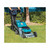 Makita DLM533 Twin 18V LXT Brushless 530mm Aluminium Deck Self Propelled Lawnmower with 4x 5.0Ah Batteries & Twin Fast Charger